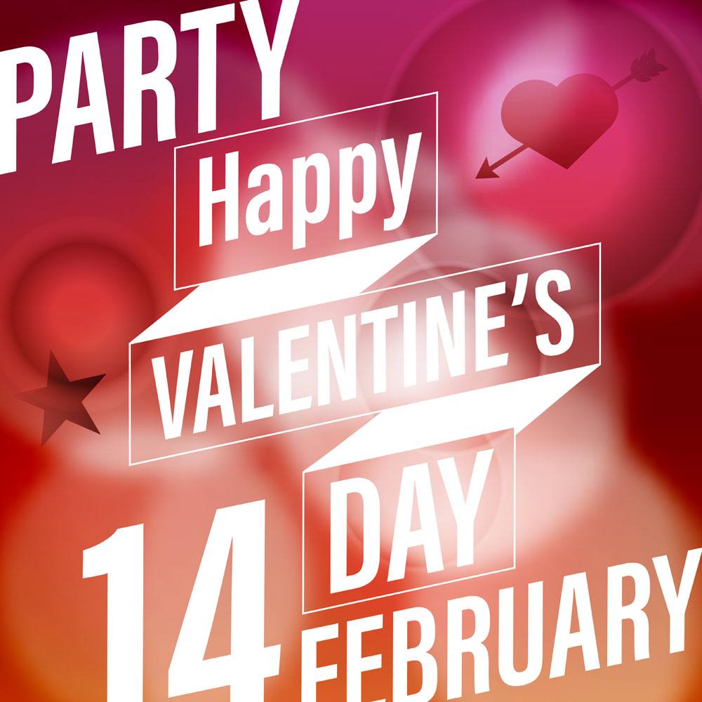 Valentines Day Party Poster Image