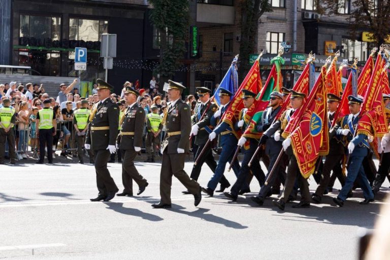 Happy Ukraine Independence Day Celebrates with Military parade Images