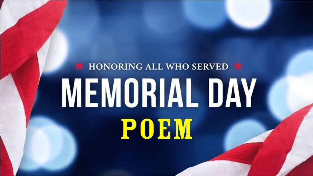 Memorial Day Poem