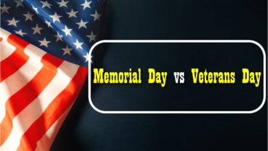 Memorial Day and Veterans Day