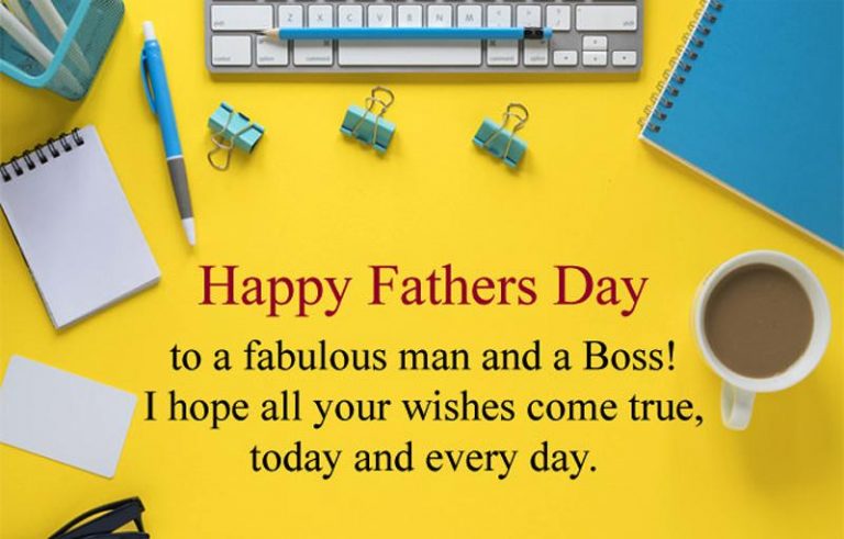 Happy Fathers Day to my Boss