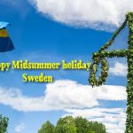 Happy Midsummer Sweden holiday