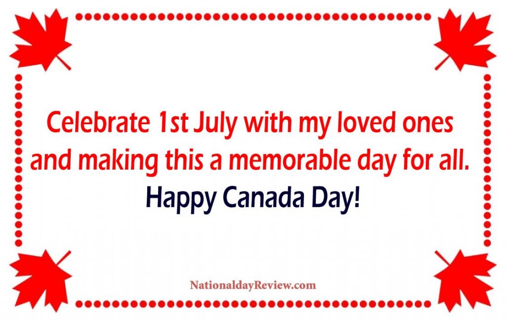 Happy Canada Day Greeting