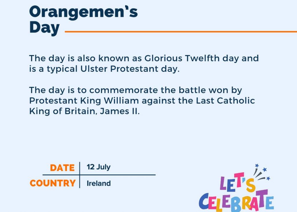 Orangemen's Day images