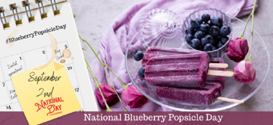 National Blueberry Popsicle Day