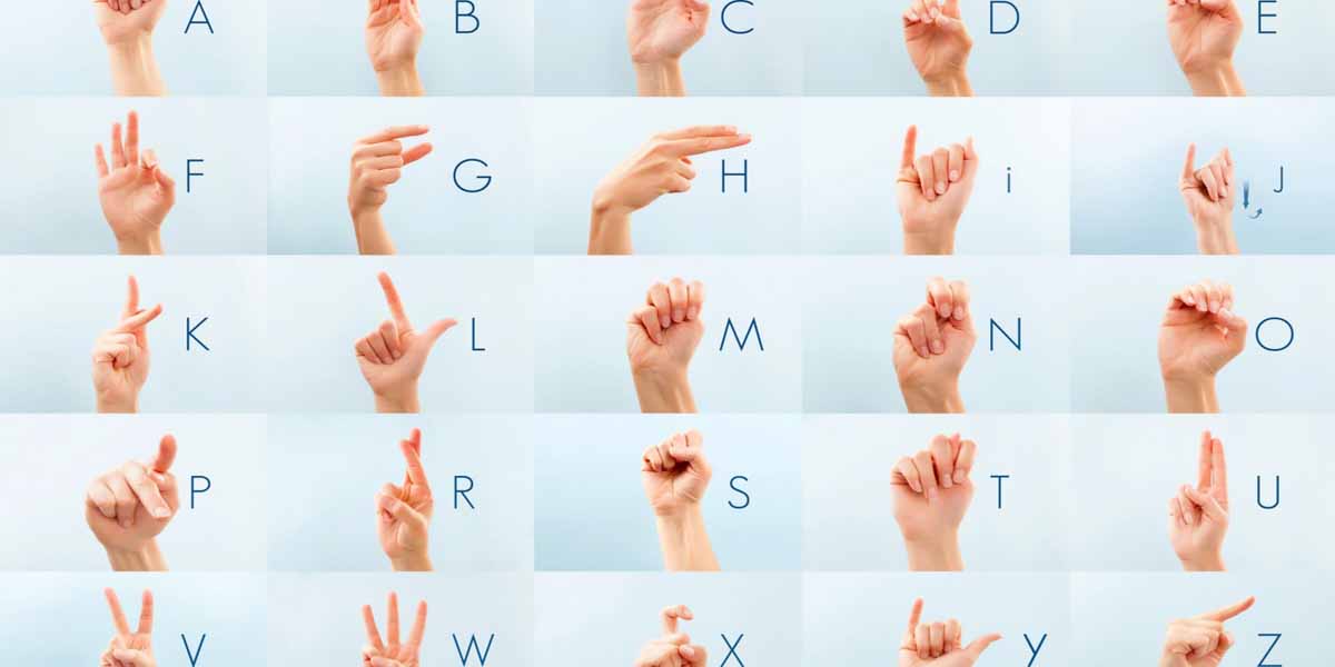 Sign Language English Alphabet