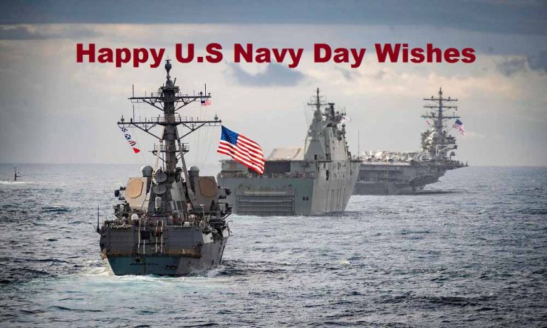 Happy U.S Navy Day Wishes
