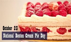 National Boston Cream Pie Day