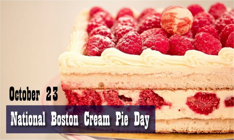 National Boston Cream Pie Day