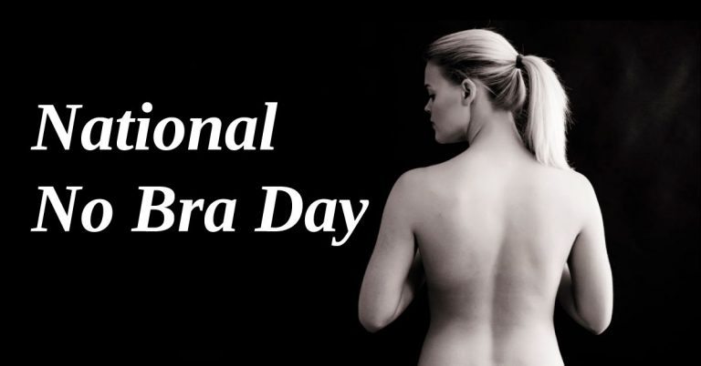 National No Bra Day