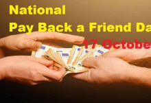 National Pay Back a Friend Day