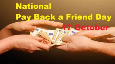 National Pay Back a Friend Day