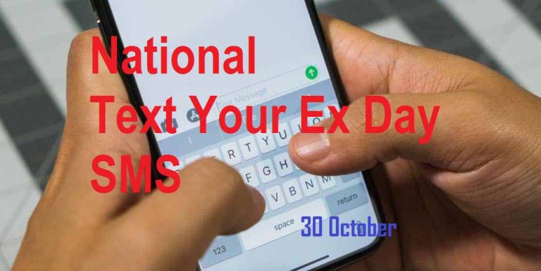 National Text Your Ex Day SMS