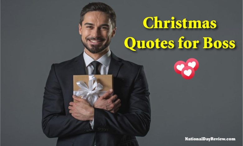 Christmas Quotes for Boss