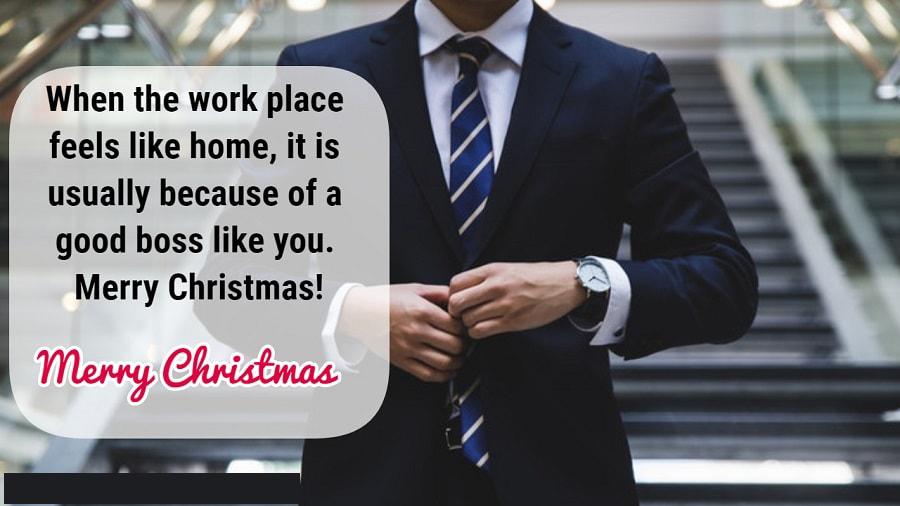 Christmas Quotes for Boss Images