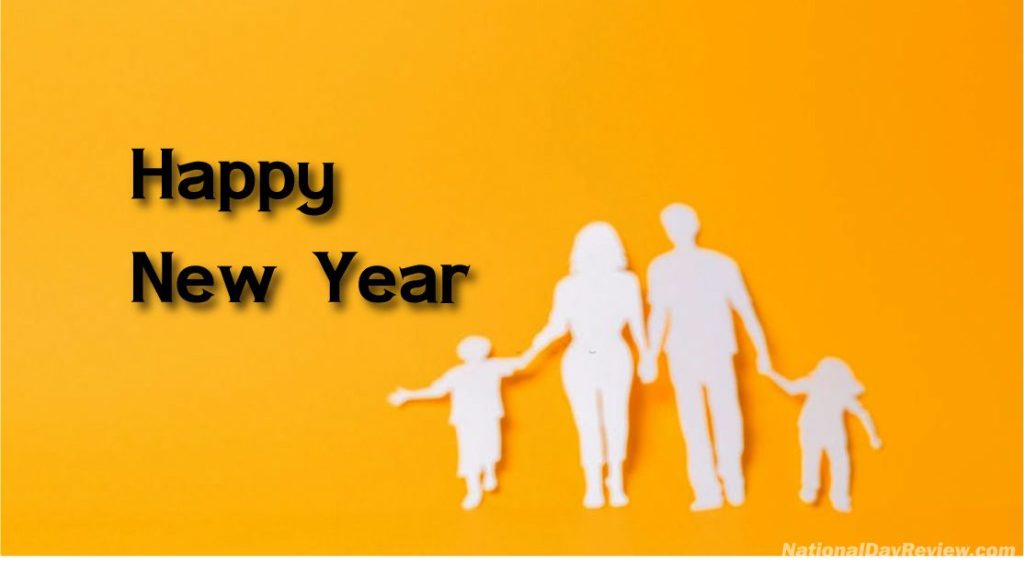 New Year Wishes Family Image