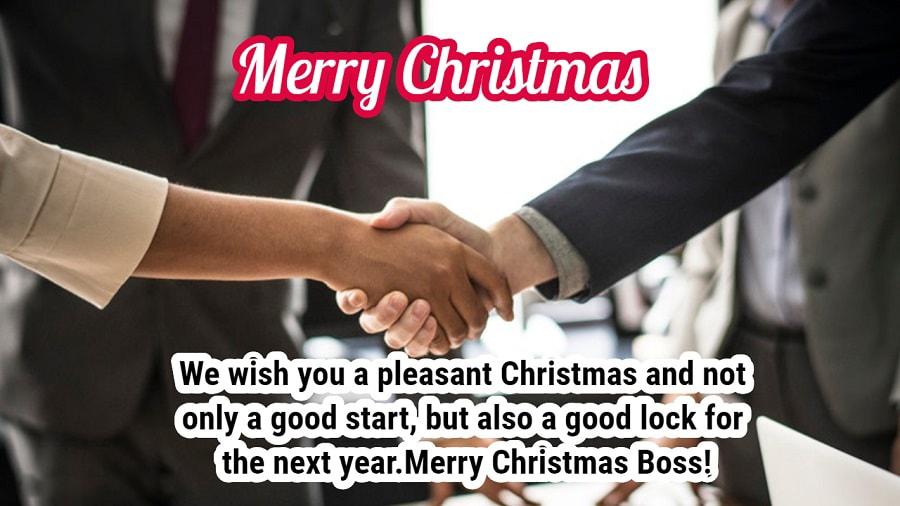 Thank you christmas Boss Quotes