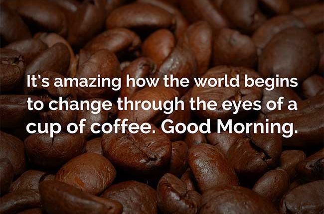 Good Morning Coffee Quotes Images