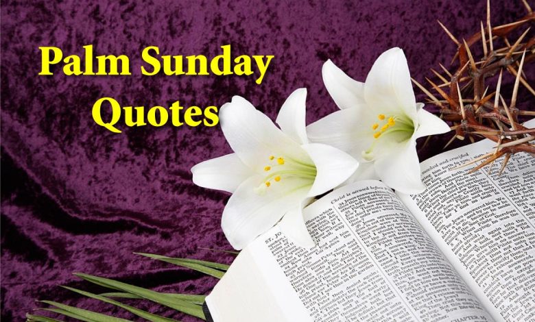 Palm Sunday Quotes