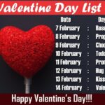 Valentine week list