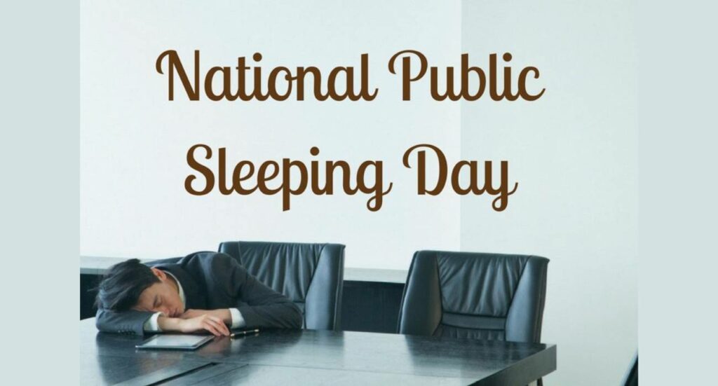 National public sleeping day