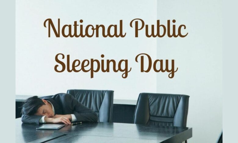 National public sleeping day