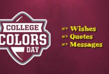 College Colors Day Wishes