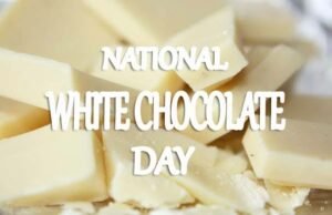 National White Chocolate Day