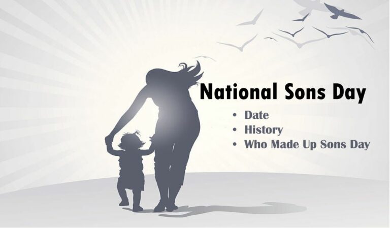 When is National Sons Day