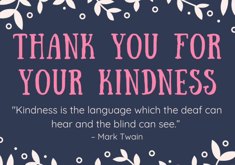 55+ Thank You for your Generosity and Kindness Messages, Quotes