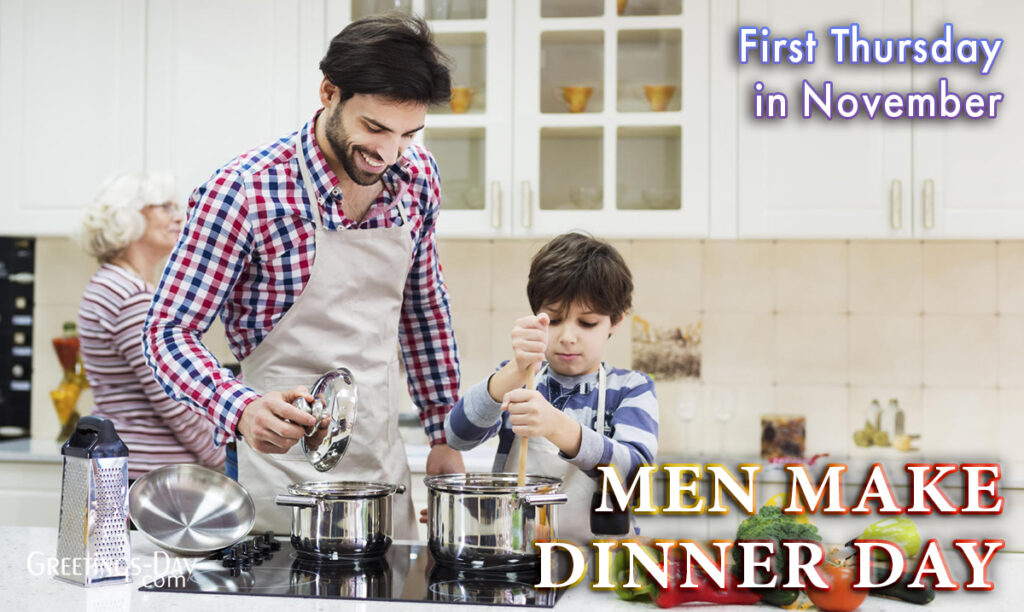 National Men Make Dinner Day 2025: Date, History, Activities