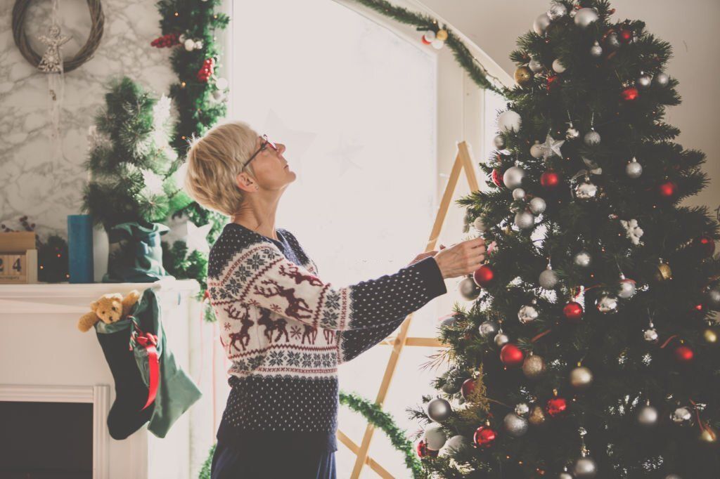 large Christmas tree