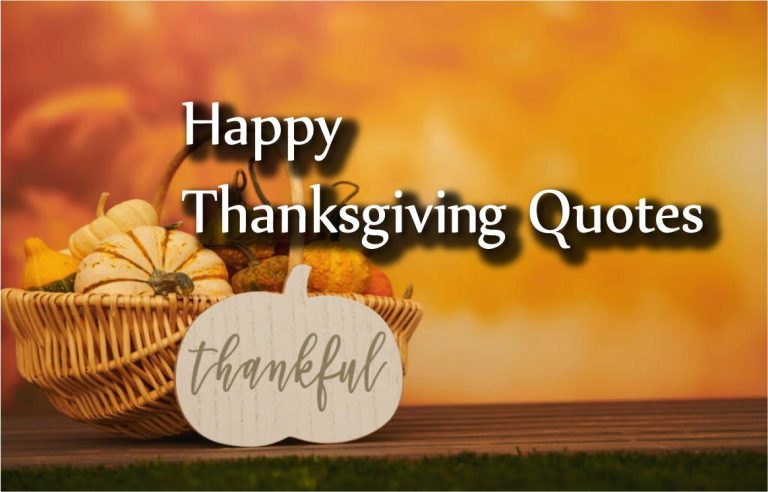 Happy Thanksgiving Quotes