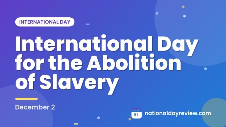 International Day for the Abolition of Slavery