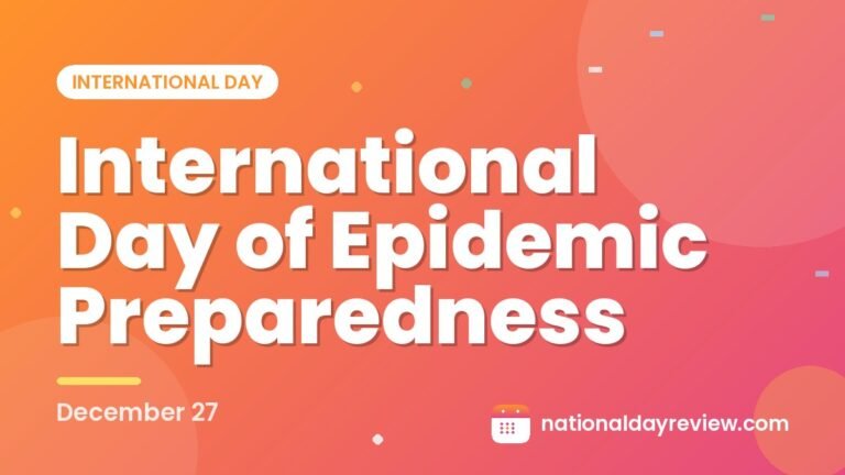 International Day of Epidemic Preparedness