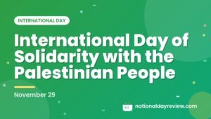 International Day of Solidarity with the Palestinian People