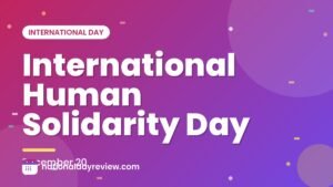 International Human Solidarity Day