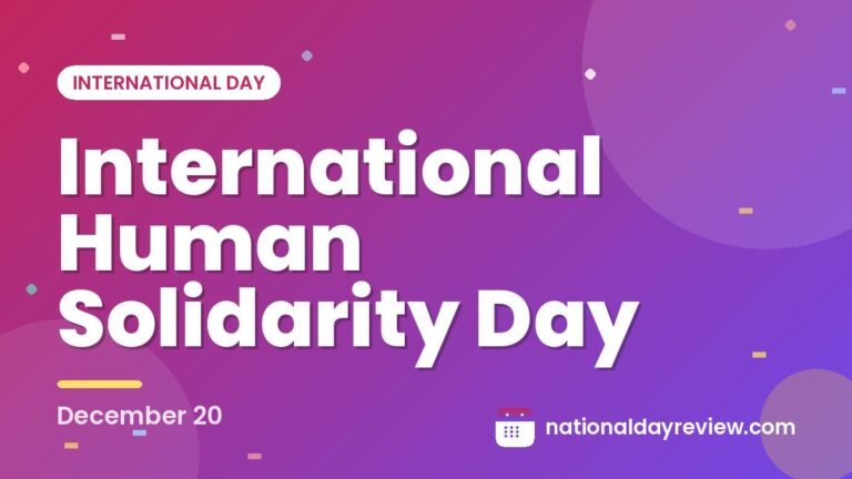 International Human Solidarity Day