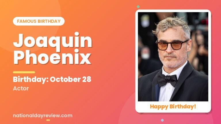 Joaquin Phoenix birthday and age