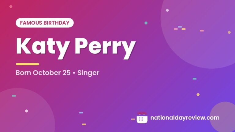 Katy Perry birthday
